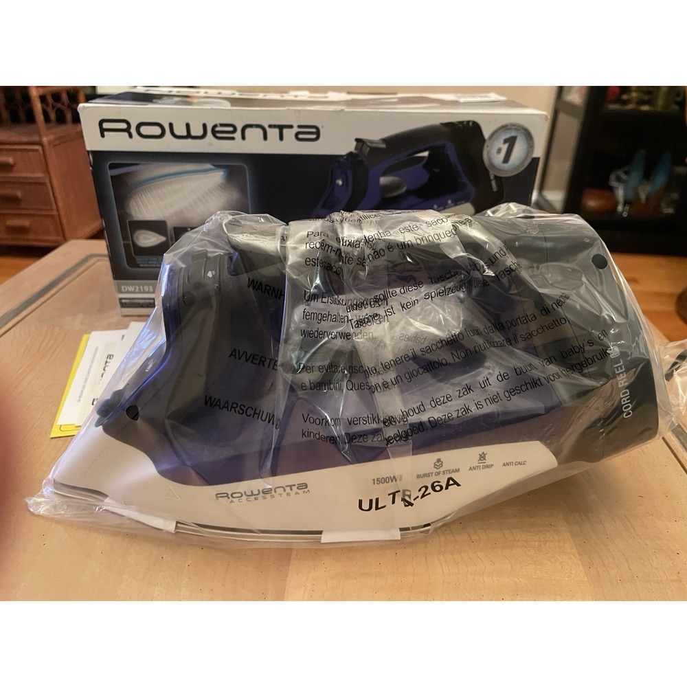 ROWENTA Accessteam Cord Reel Model DW2193 Steam Iron - Picture 3 of 6